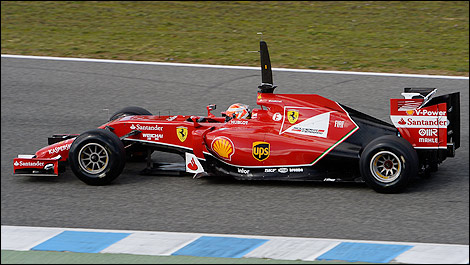 F1 Kimi Raikkonen Ferrari F14 T