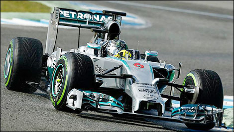 F1 Mercedes AMG W05 Nico Rosberg