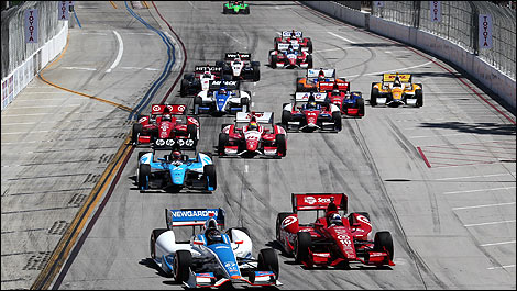 IndyCar start Long Beach 2012
