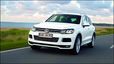 2014 Volkswagen Touareg TDI 3/4 view