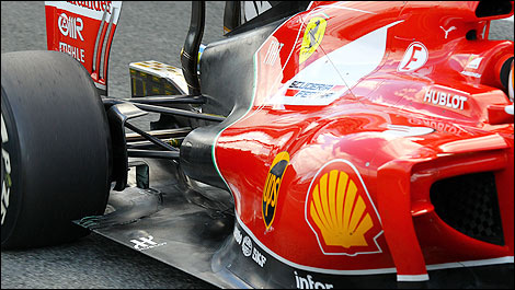 F1 Ferrari F14-T sidepod