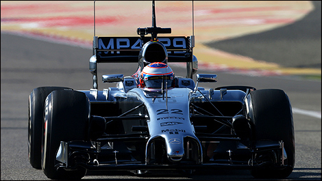 F1 2014 winter testing Bahrain Jenson Button, McLaren