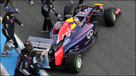 F1 Red Bull RB10 tests