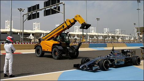 2014 F1 winter testing Bahrain Jenson Button, McLaren 