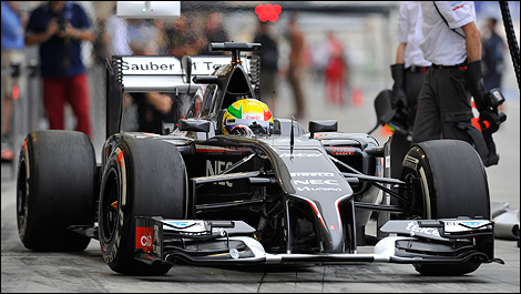 2014 F1 winter testing Bahrain Esteban Gutierrez, Sauber