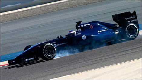 Valtteri Bottas, Williams FW36, F1 Bahrain winter testing