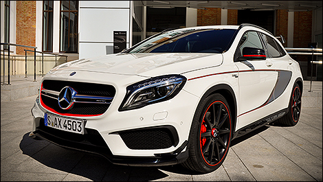 2015 Mercedes-Benz GLA 45 AMG 3/4 view