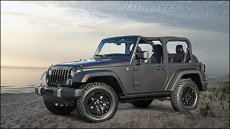 2014 Jeep Wrangler 3/4 view