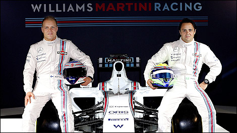 F1 Felipe Massa Williams Martini Racing Valtteri Bottas