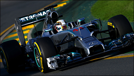 F1 Mercedes W05 Lewis Hamilton