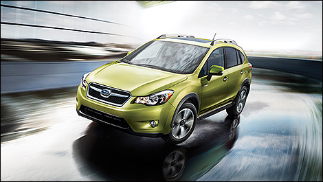 2014 Subaru XV Crosstrek Hybrid 3/4 view