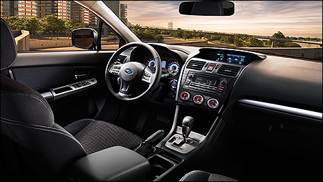 2014 Subaru XV Crosstrek Hybrid cabin