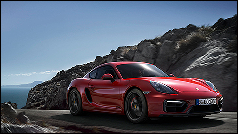 2015 Porsche Cayman GTS 3/4 view