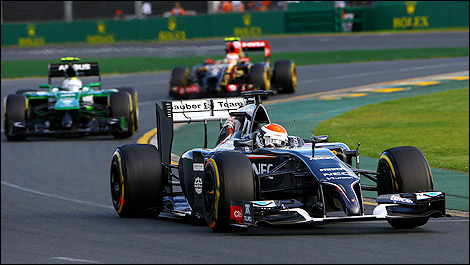 F1 Australia Sauber Caterham Lotus