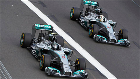 Nico Rosberg, Lewis Hamilton