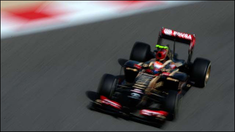 Pastor Maldonado, Lotus E22, Bahrain