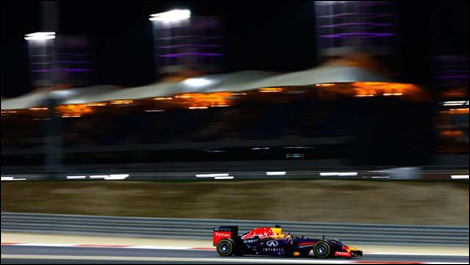 Sebastian Vettel, Red Bull RB10, Bahrain F1