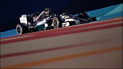 Nico Rosberg, Mercedes W05 Bahrain F1
