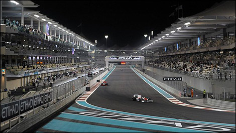 F1 Abu Dhabi Yas Marina track
