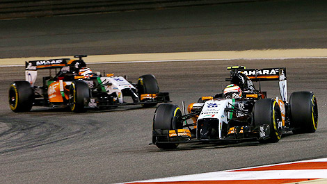 F1 Nico Hulkenberg Sahara Force India Sergio Perez