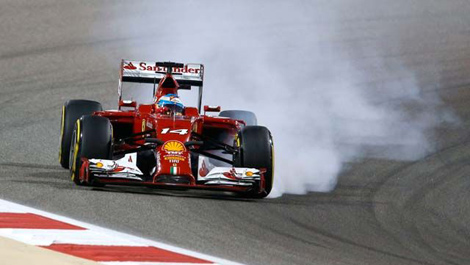 Fernando Alonso, Ferrari F14-T, Bahrain