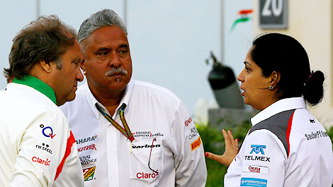 F1 Monisha Kaltenborn Sauber Bob Fernley Vijay Mallya Sahara Force India