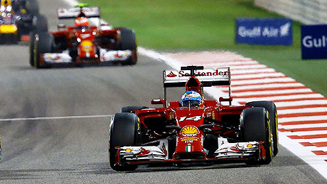 F1 Ferrari F14 T Bahrain Fernando Alonso
