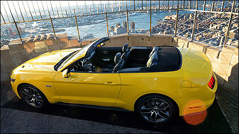 La Ford Mustang 2015 à l’Empire State Building 