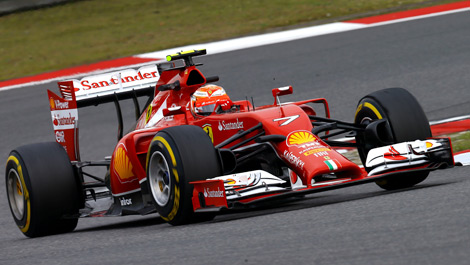 F1 Ferrari F14 T China Kimi Raikkonen