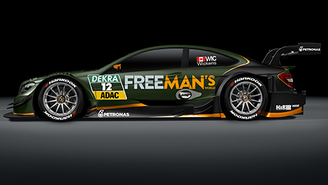 Robert Wickens' FREE MAN'S WORLD Mercedes AMG C-Coupé 