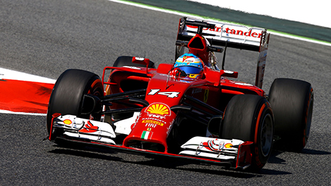 F1 Ferrari F14 T Fernando Alonso