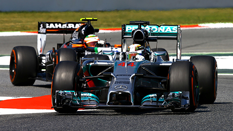 F1 Mercedes W05 Lewis Hamilton