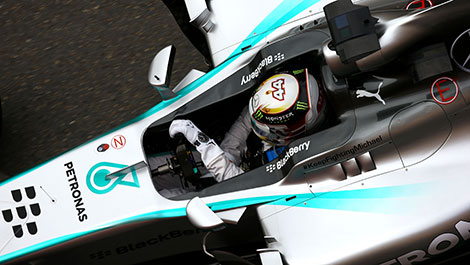 F1 Mercedes AMG Lewis Hamilton