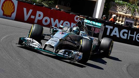 Nico Rosberg, Mercedes W05, F1 Monaco