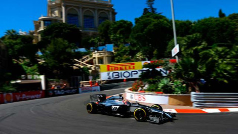 Jenson Button, McLaren MP4-29, Monaco F1