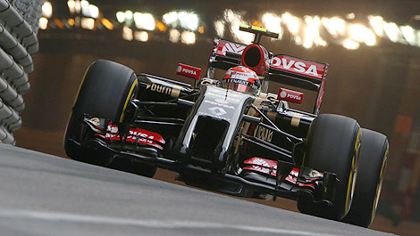 F1 Lotus E22 Renault Monaco Pastor Maldonado