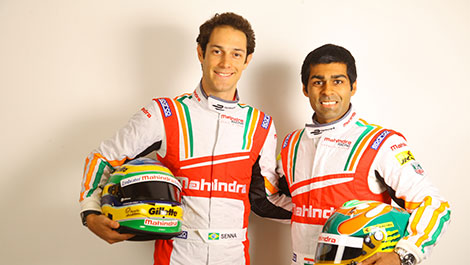 Bruno Senna and Karun Chandhok 