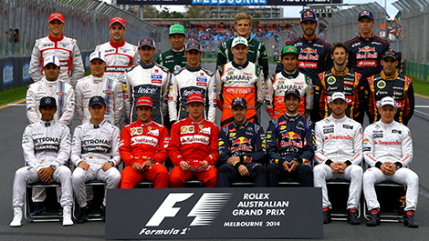 F1 drivers 2014