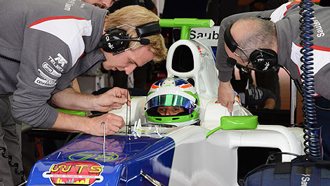 F1 Sauber Simona de Silvestro Fiorano