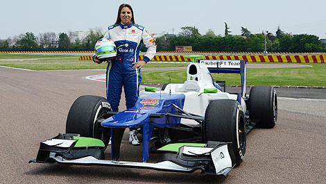F1 Sauber Simona de Silvestro Fiorano