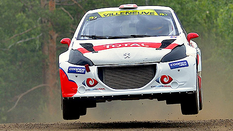 Rallycross Peugeot 208 supercar Albatec Racing Jacques Villeneuve