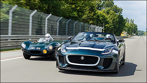 Jaguar F-Type Project 7 makes successful track debut at Le Mans