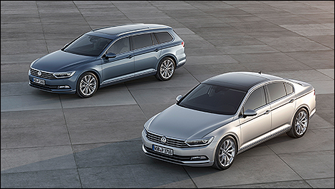 Volkswagen unveils all-new Passat sedan and wagon