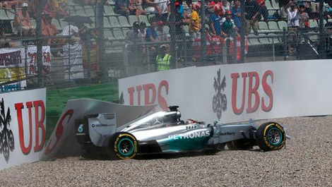 Lewis Hamilton Mercedes W05 Hockenheim F1