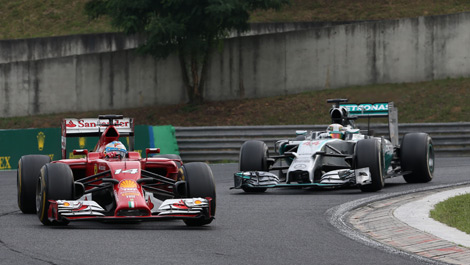Hungarian Grand Prix F1 Lewis Hamilton Fernando Alonso