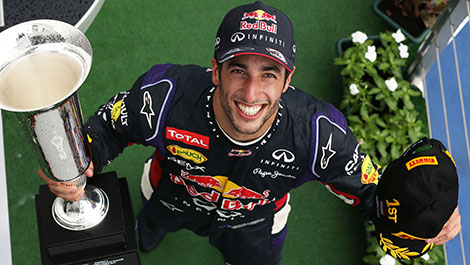 F1 Daniel Ricciardo Red Bull Hungary
