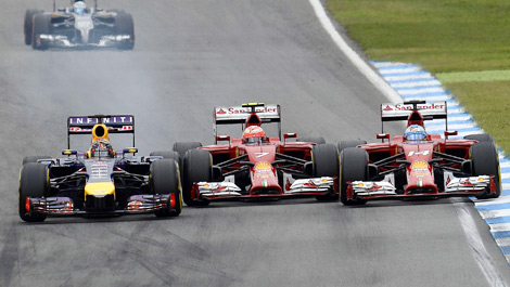 F1 Sebastian Vettel Kimi Raikkonen Fernando Alonso