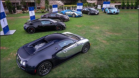 Bugatti's ‘Legends' presented at Pebble Beach