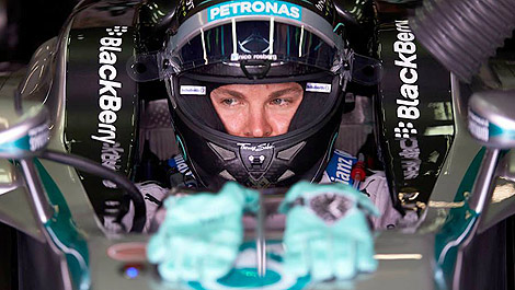 F1 Mercedes W05 Nico Rosberg
