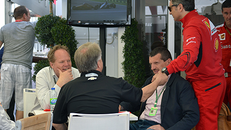 F1 Gene Haas Ferrari Marco Mattiacci